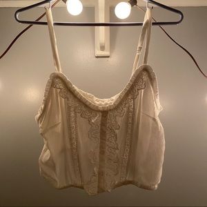 Lace Crop Tank Top